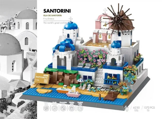 MOC World Famous Architecture Edifice Opera House Building Blocks Villa Savoye Bridge Tower Toy Children Birthday Christmas Gift - CADA BRICKS®