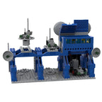 349pcs MOC Building Blocks Space Supply Station 6930 Classic Modular Display Stand Model DIY Assemble Bricks Toy MOC-153180