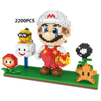 New Anime Mini Blocks Cute Cartoon Peach Luigi Building Bricks Toys for Children Present Bowser Valentine Girls Boy Juguetes - CADA BRICKS®