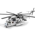2192PCS CH-53E Transport Helicopter Building Blocks Army Plane Military Fighter Model Assembly Bricks Kids DIY Toys Holiday Gift