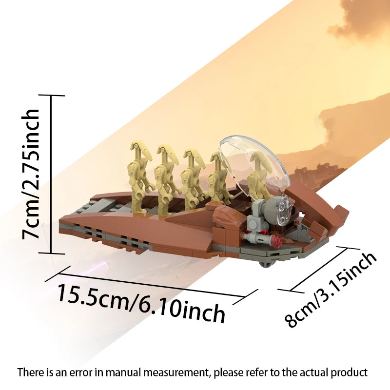 New MOC Movie Space War Platoon Attack Building Blocks Set Destroyer Robot and Imperial Troop Transport Bricks Toys For Children - CADA BRICKS®