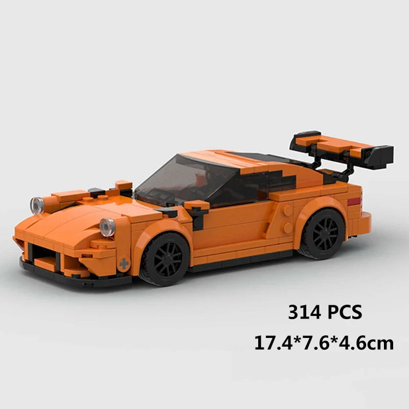 MOC Speed Champions Super Race Car F1 Great Vehicle Racing Model Building Blocks Bricks Sports Pickup Truck City Technique Toy - CADA BRICKS®