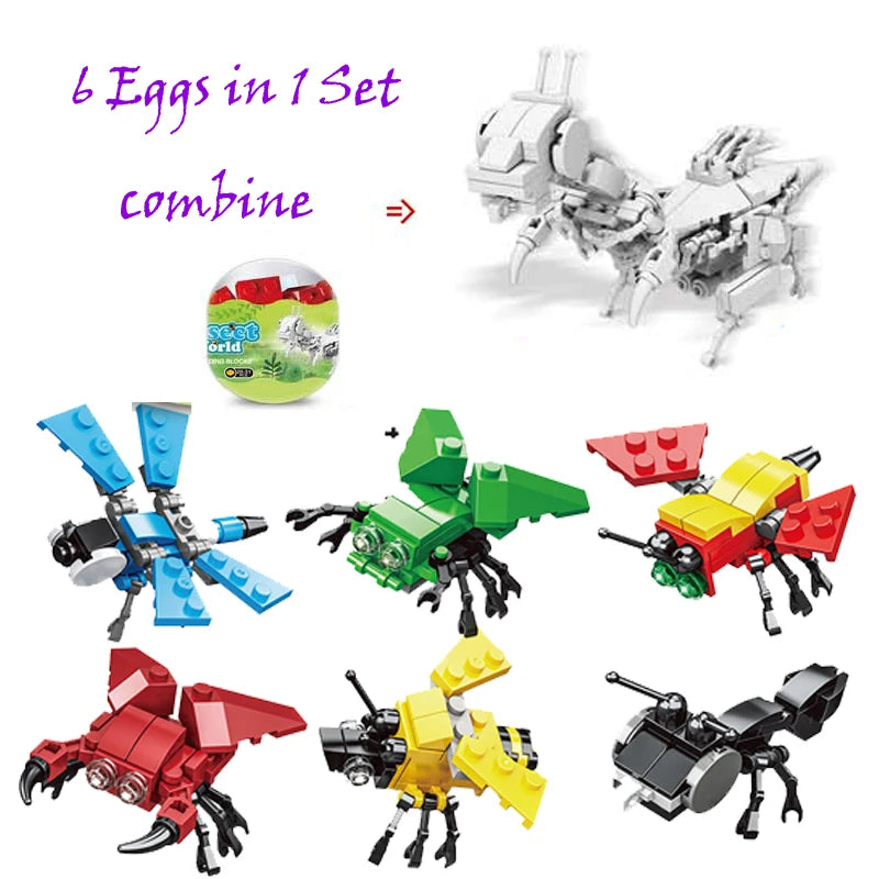 Jurassic World Building Blocks Twisted Egg Truck Dinosaur Eggs Car Train Racing Set Compatible Legodinosaur Toy Children's Gifts