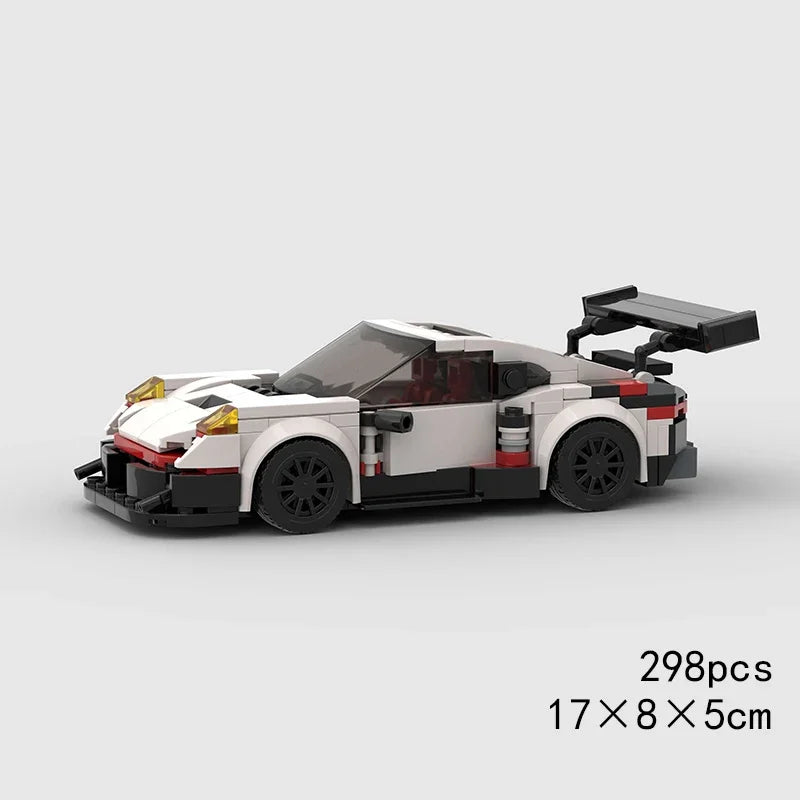 MOC Speed Champions Super Race Car F1 Great Vehicle Racing Model Building Blocks Bricks Sports Pickup Truck City Technique Toy - CADA BRICKS®