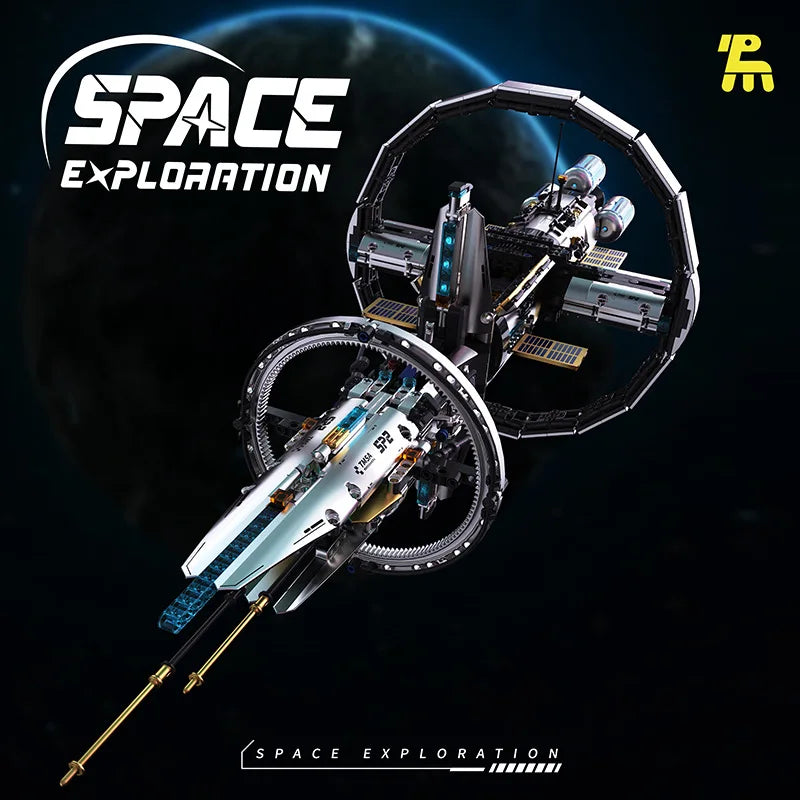 New T1105 3000pcs MOC Space Exploration Series Building Blocks Assembling Space Station Bricks Model Toys for Boys Birthday Gift