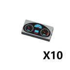 City Printed Accessories Building Blocks Computer Controller Monitor Keyboard Dashboard Mobile Phone Radio Mini Bricks Kids Toys - CADA BRICKS®