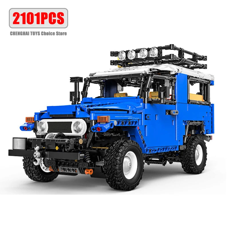 Technical Car APP Remote Control Motor Power SUV Series Building Blocks Bricks MOC Off-road Vehicle Model Sets Boy Toys Kid Gift
