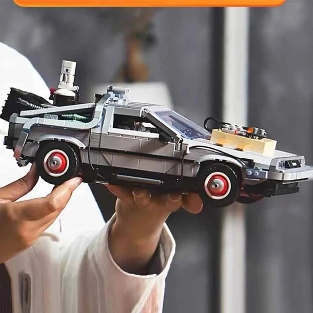 Compatible 10300 Back to the Future Time Machine DeLorean DMC-12 Building Blocks Construction Car Bricks Toys For Children Gifts - CADA BRICKS®
