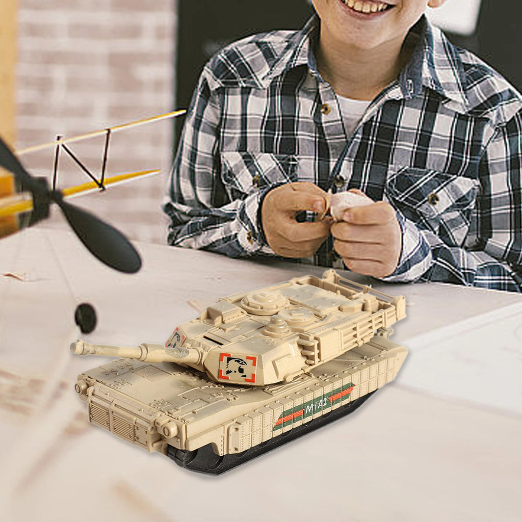 1/72 Scale Pretend Toy Souvenir Miniature Tank Building Military Model Tank Model Kit For Kids Children Boys Collection Boy Gift