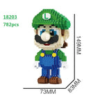 New Anime Mini Blocks Cute Cartoon Peach Luigi Building Bricks Toys for Children Present Bowser Valentine Girls Boy Juguetes - CADA BRICKS®