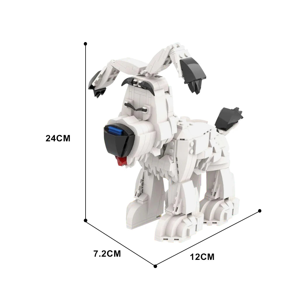 MOC 129724 IDEFIX / DOGMATIX Pet Dog Building Block Cartoon Anime Character Dog Bricks Animation Adventure Toy Birthday Gift - CADA BRICKS®