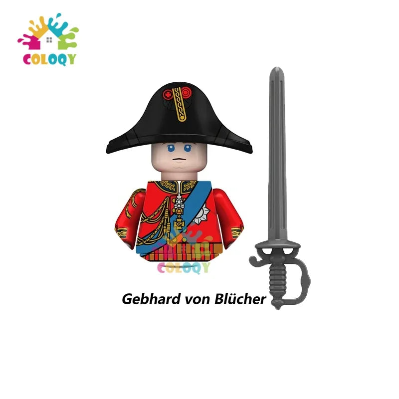 Kids Toys Napoleonic Wars Military Soldiers Building Blocks Imperial Navy Figures British Fusilier Toys For Kids Christmas Gifts