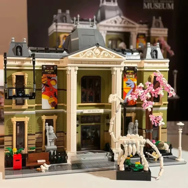 Creatoring Expert Brick Bank Detective's Assembly Square Model MOC Street View  Building Blocks Toys 10255 10251 10211 10185 - CADA BRICKS®