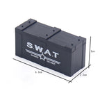 Military Weapons Guns Mortar Special Forces Police SWAT Gangster Jeeps Off-Road Armored Vehicle Model Soldier Building Block Toy