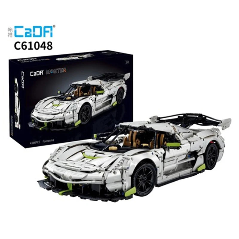 Cada 1:8 MOC 4346PCS Supercar City Racing Car Hypercar Building Blocks Sportscar Racing Vehicle Bricks Toys Children Kids Gifts - CADA BRICKS®