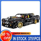 GULY 10637 Dodgedd 1:8 MOC Technical RC Racing Building Blocks Assembling Supercar Bricks Model Toys for Children Christmas Gift - CADA BRICKS®