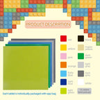 Classic Baseplate 50x50 Dots Building Blocks Bricks Base Plates DIY Plastic Board Building Blocks Baseplates Construction Toys - CADA BRICKS®