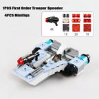 New Dropship Swamp Speeder Soldier Clone Walker Battles Army Packe Building Blocks Toys