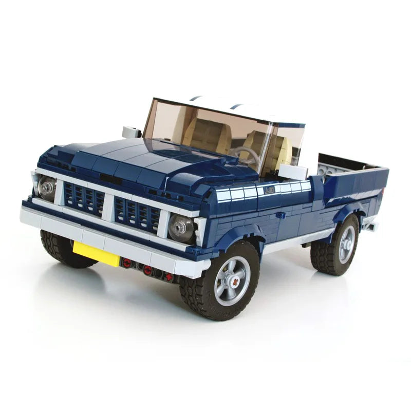 NEW MOC-10265 Mustangs Shelby GT500 Building Block Car Bricks F150 Raptor Classic Pickup Assembled Model DIY Toys Birthday Gifts - CADA BRICKS®