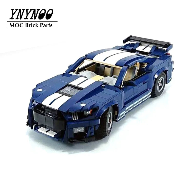 NEW MOC-10265 Mustangs Shelby GT500 Building Block Car Bricks F150 Raptor Classic Pickup Assembled Model DIY Toys Birthday Gifts - CADA BRICKS®