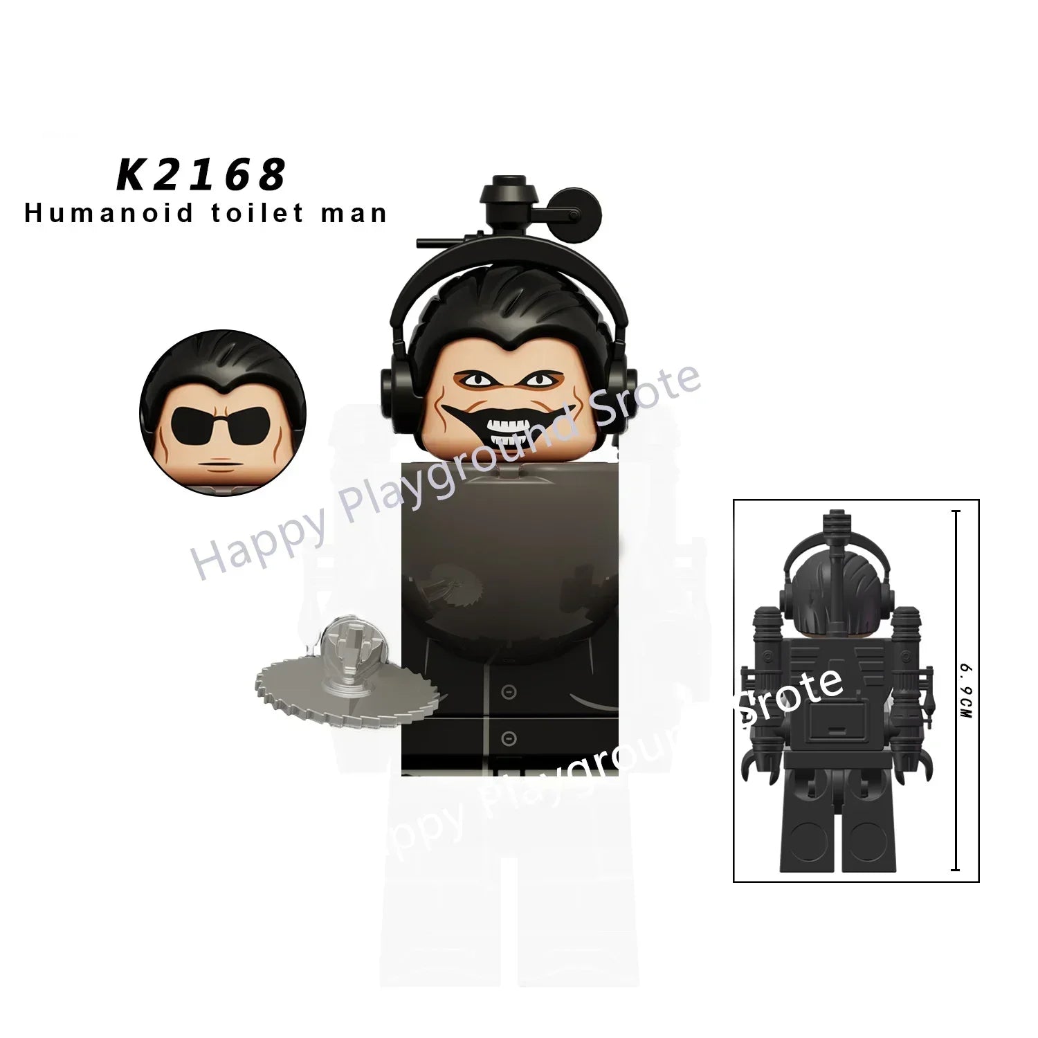 New KDL SWAT Skibidi Toilet Man Figures Anime Block Toys TvMan Titan Cameraman Speakerman Bricks Model Toy For Kid Birthday Gift - CADA BRICKS®