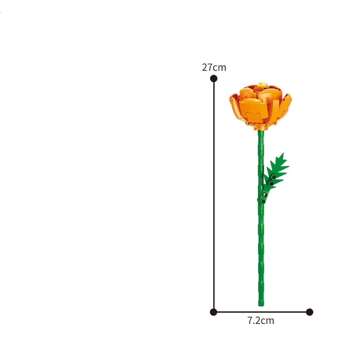 13 Stijlen Mooie Bloemen Bouwstenen Roos Valentijnsdag Lavendel Perzik Lelietje-van-dalen Tulp Bakstenen Doe-Het-Zelf Huisdecoraties