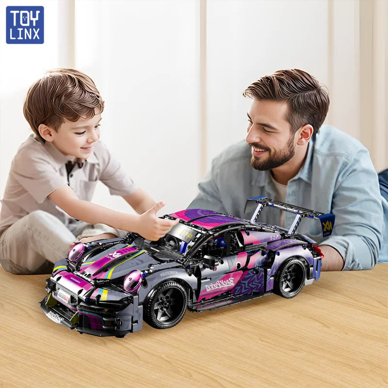 1611 PCS Sport Car Building Block Sets for Adults,1:10 Collectible Model Scale Engineering Toy Gifts for Boys Car no Box - CADA BRICKS®