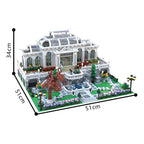 MOC Grand Botanic Palace Garden Building Blocks Fountain Square European Palace Garden Palace Bricks