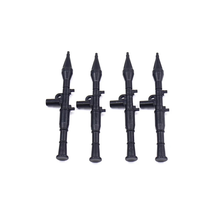 Military Weapons Guns Mortar Special Forces Police SWAT Gangster Jeeps Off-Road Armored Vehicle Model Soldier Building Block Toy