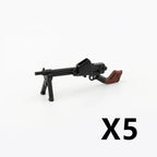 5/10 WW2 Soldier Weapons Building Block Two-color Printing Machine Rifle Submachine Sniper Guns Military Accessories Bricks C238 - CADA BRICKS®