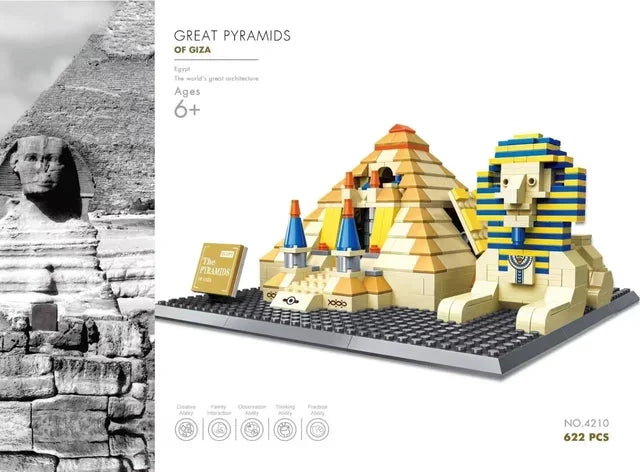 MOC World Famous Architecture Edifice Opera House Building Blocks Villa Savoye Bridge Tower Toy Children Birthday Christmas Gift - CADA BRICKS®