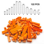 122pcs Thick Figures Bricks 12 Size DIY Building Blocks Educational Creative Size Compatible With 3001 Plastic Toys for Children - CADA BRICKS®