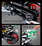 Technical Ducatied Motorcycle Building Blocks Moto Racing Motorbike City Vehicle Bricks MOC Modelset Kits Kids Construction Toys