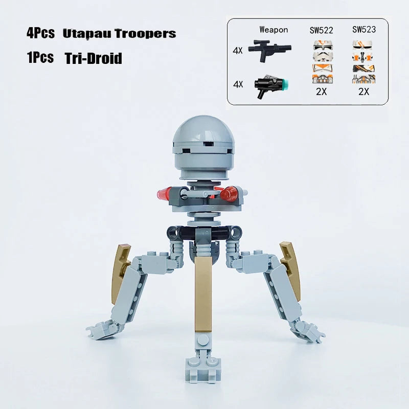 New Dropship Swamp Speeder Soldier Clone Walker Battles Army Packe Building Blocks Toys