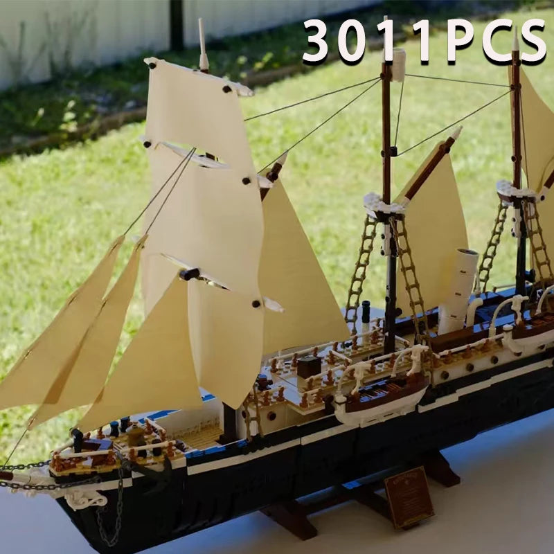 New Resilience Explorer Ship Model Building Blocks 10335 Assembling Toy Christmas Party Gift for Boys