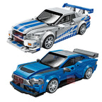 SEMBO BLOCK City Famous Technical Sports Car Supercar Model Assembly Building Block Classic Speed Vehicle Bricks Boy Toys Gifts