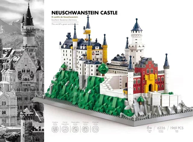 MOC World Famous Architecture Edifice Opera House Building Blocks Villa Savoye Bridge Tower Toy Children Birthday Christmas Gift - CADA BRICKS®