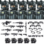 Military Army Figures Building Blocks SWAT Ghost Commando Special Forces Soldier Weapons Gun Hat Shield Belt AK Mini Bricks Toy - CADA BRICKS®