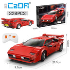 Cada 1:20 328 Pcs City Technological RC Racing Car App Building Blocks Remote Control Speed Vehicle Bricks Toy Holiday Gifts - CADA BRICKS®