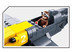 289PCS WW2 Air Force BF-109 Fighter Building Blocks Sets Military Plane Model Bricks Figures Educational Toys for Children