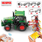 1828PCS Agricultural Tractor Building Blocks Rc APP Remote Control Engineering Car Model Bricks DIY Toys Gifts For Boys Kids - CADA BRICKS®