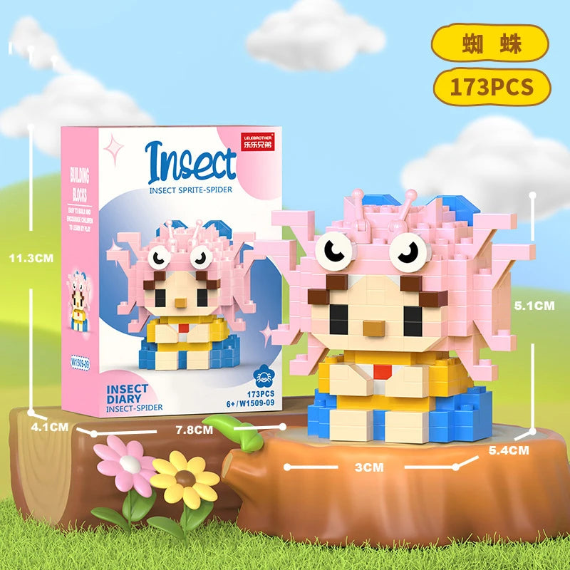 Cat Micro Diamond Small Particles Assembled Building Blocks Animals Mini Brock Building Construction Toys for Kids Boys  9 to 12 - CADA BRICKS®