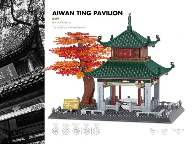 MOC World Famous Architecture Edifice Opera House Building Blocks Villa Savoye Bridge Tower Toy Children Birthday Christmas Gift - CADA BRICKS®