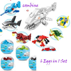 Jurassic World Building Blocks Twisted Egg Truck Dinosaur Eggs Car Train Racing Set Compatible Legodinosaur Toy Children's Gifts