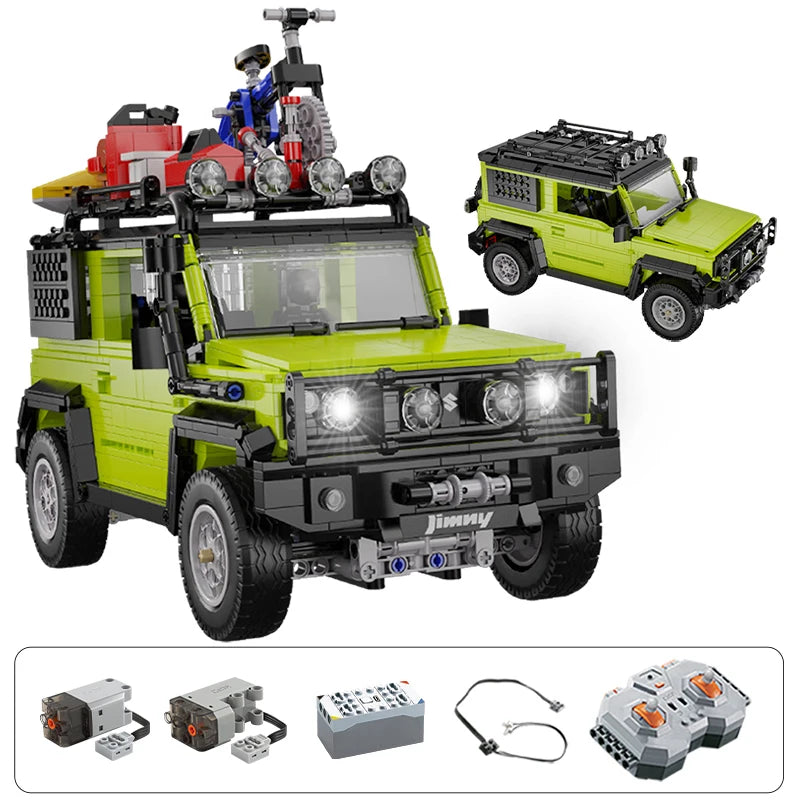 Cada technical Remote Control Off-road Tourer Racing Vehicle Bike Building Block City SUV Rc Car Bricks Toys for Boy Gifts