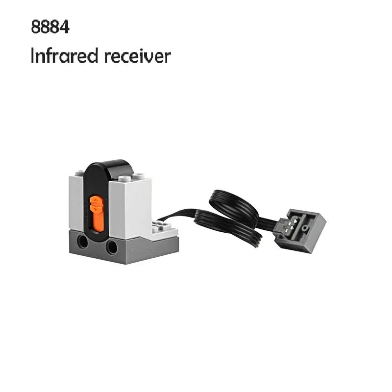Electronic Model Building Blocks MOC Power Functions Motor Technical Parts IR Speed Remote Control Receiver Battery Box DIY Toys - CADA BRICKS®