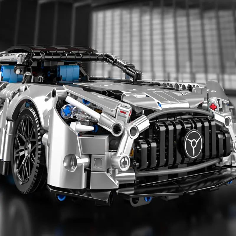 Masondi 1:14 Scale Racing Car Building Blocks Set - 1466PCS Model Kit for Boys & Adults Collectible Birthday Gift