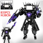 Christmas toys Skibidi Toilet The Audio Man and TV Titan Man Speakerman Moc Building Blocks For Toys DIY Bricks Toy Set - CADA BRICKS®