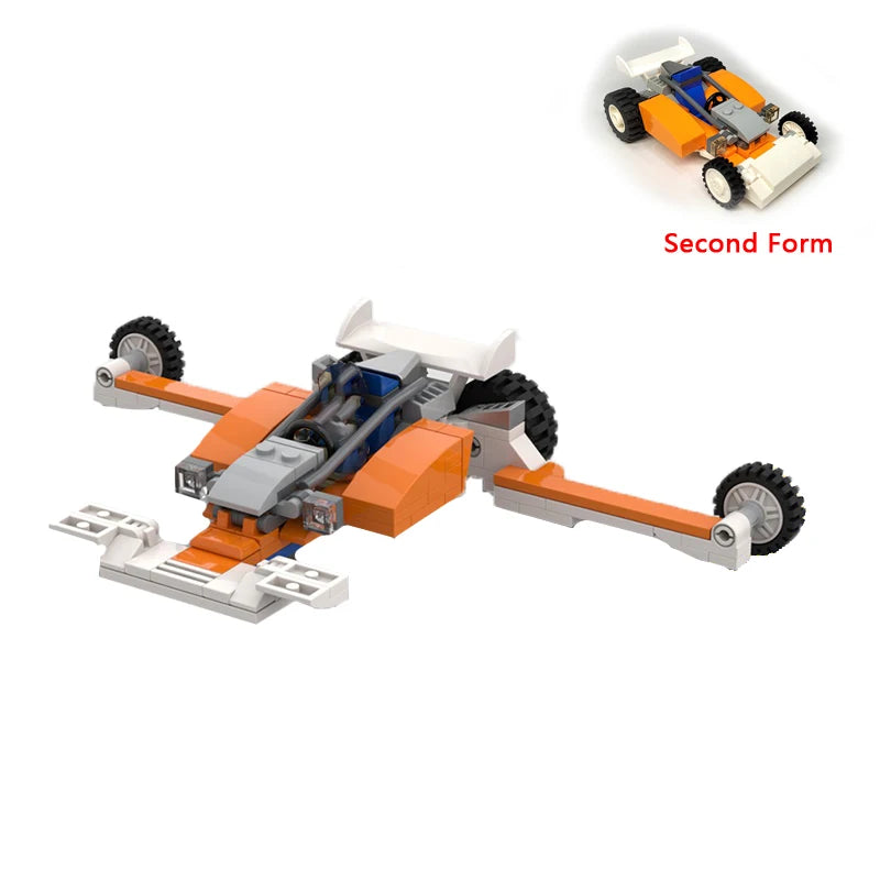 Popular Anime Car Model MOC Building Bricks Masked Special Vehicle Modular Technology Gifts Holiday Children Assemble Toy Suit - CADA BRICKS®
