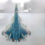 Geassembleerd Vliegtuigmodel Speelgoed voor Jongens Tank Militaire Simulatie Bouwblokken Geschenk B2 Stealth Bomber J20 Su35 Ghost